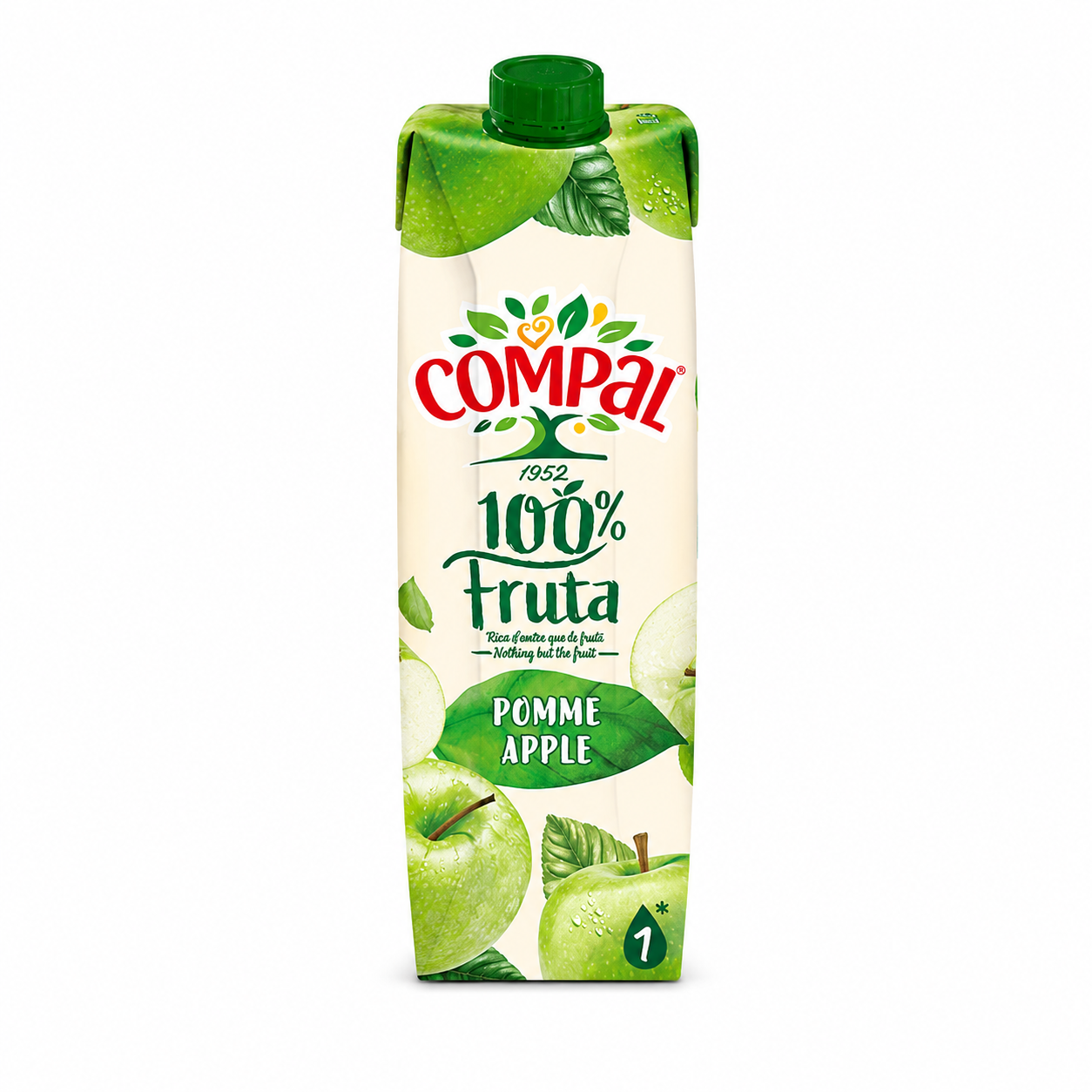 Compal - 100% jus de pomme  - 1L