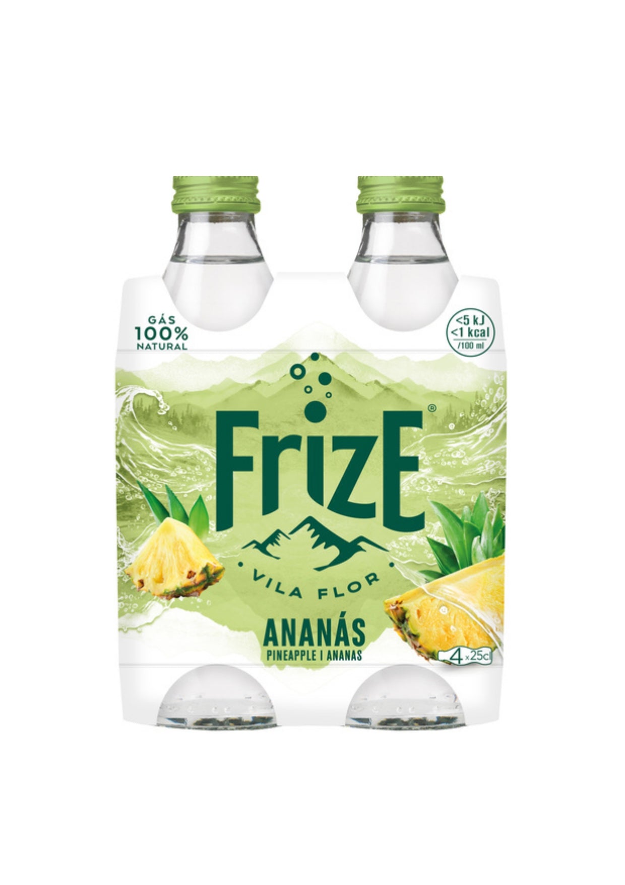 Frize - Eau pétillante à l'ananas - Pack 4x250ml
