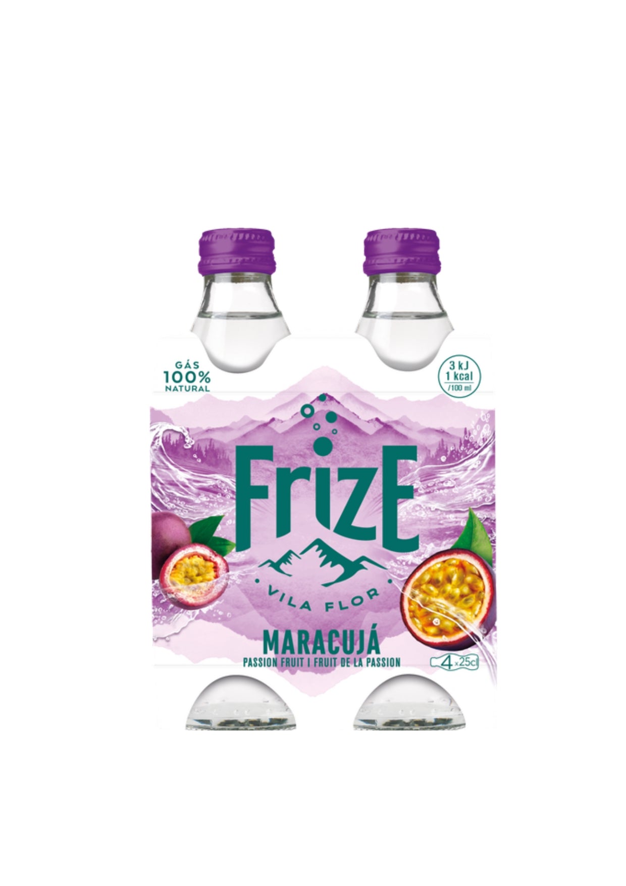 Frize - Eau pétillante au fruit de la passion - Pack 4x250ml