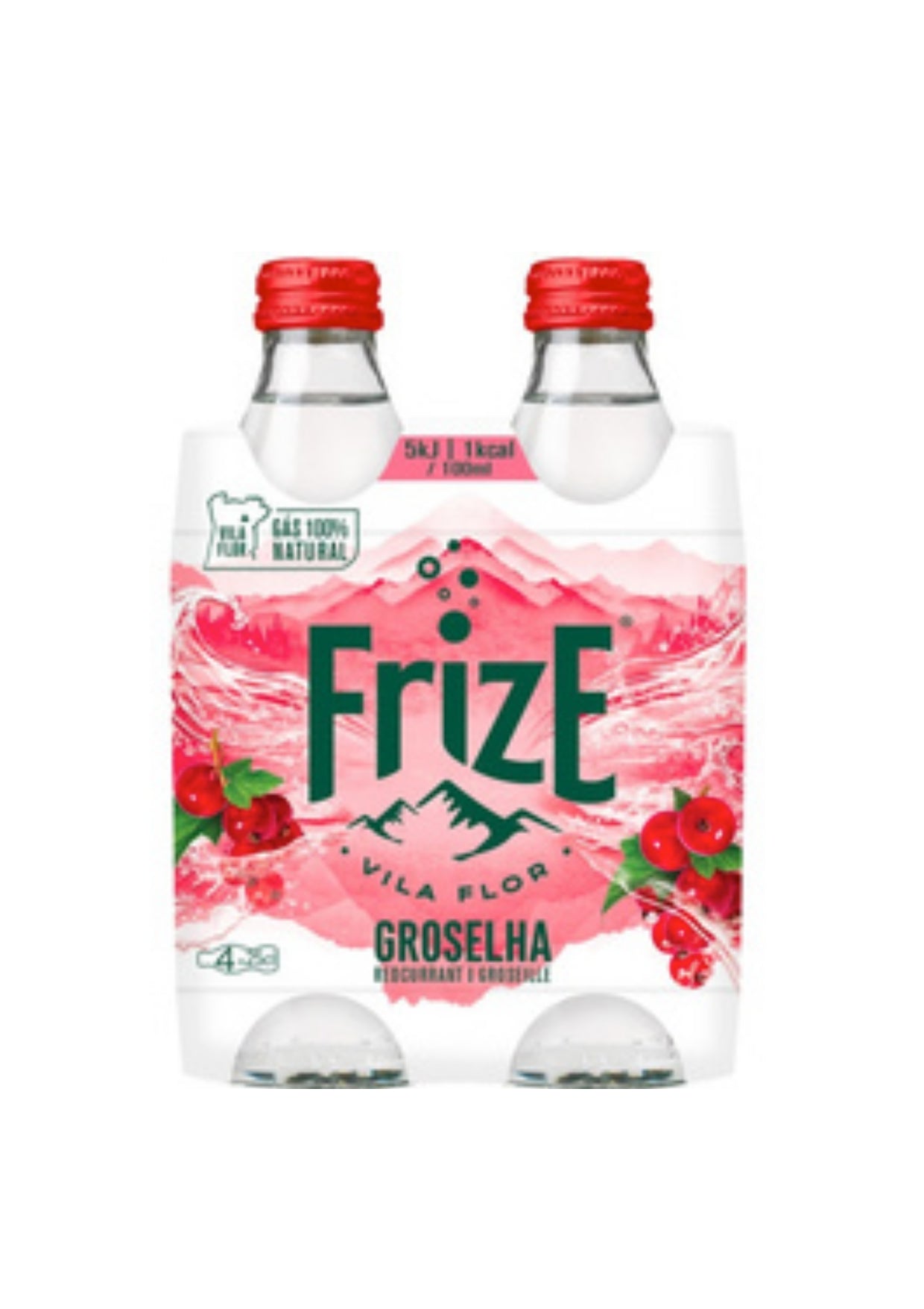 Frize - Eau pétillante à la groseille - Pack 4x250ml