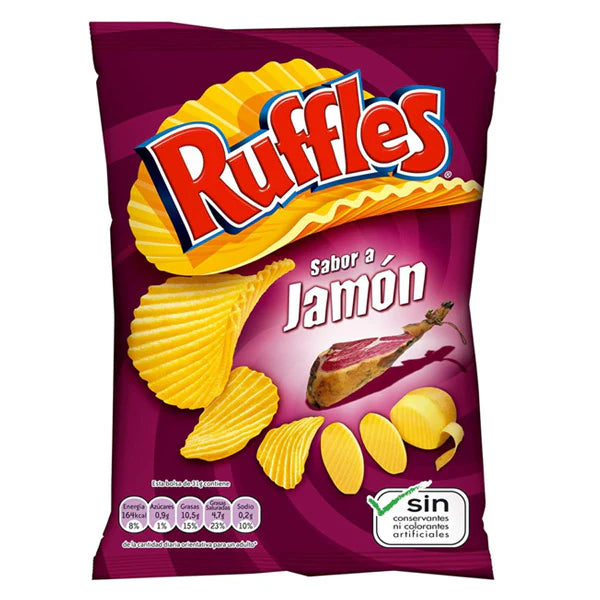 Ruffles - Chips au jambon - 150g